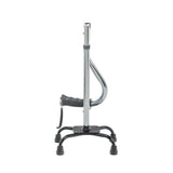 Folding Quad Cane, Small Base, Charcoal