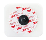 Red Dot Monitoring Electrode With Foam Tape And Sticky Gel Radiolucent Stud Bag/50 Each - Behope