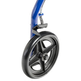 Aluminum Rollator Rolling Walker with Fold Up and Removable Back Support and Padded Seat - BeHope