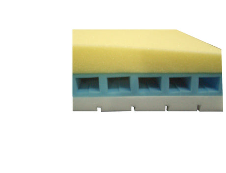 Gravity 8 Long Term Care Pressure Redistribution Mattress, Elevated Perimeter, Medium - BeHope