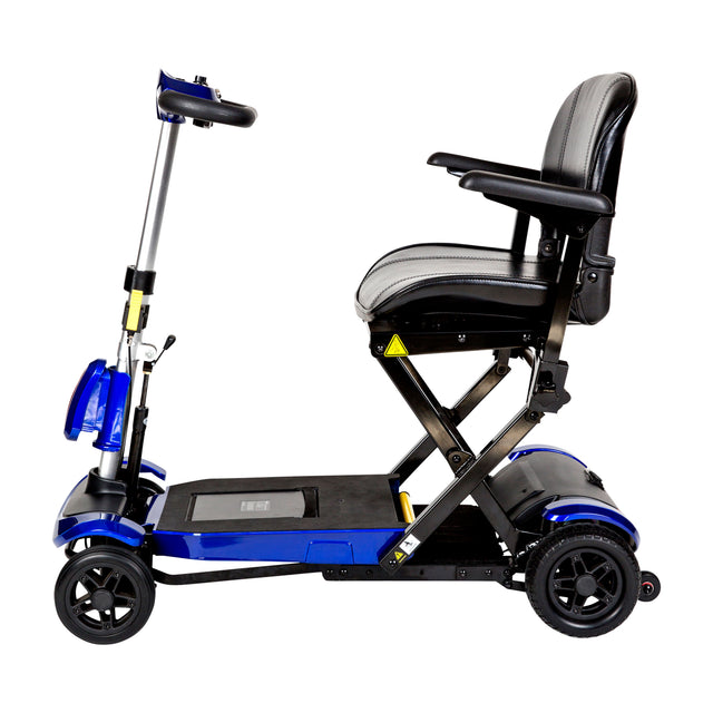 Zoome Auto-flex Folding Travel Scooter, Blue - BeHope