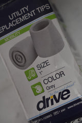 Utility Walker Replacement Tips, 1 Pair - BeHope