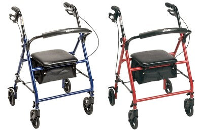 Steel Rollator With 6” Wheels, Knockdown - BeHope