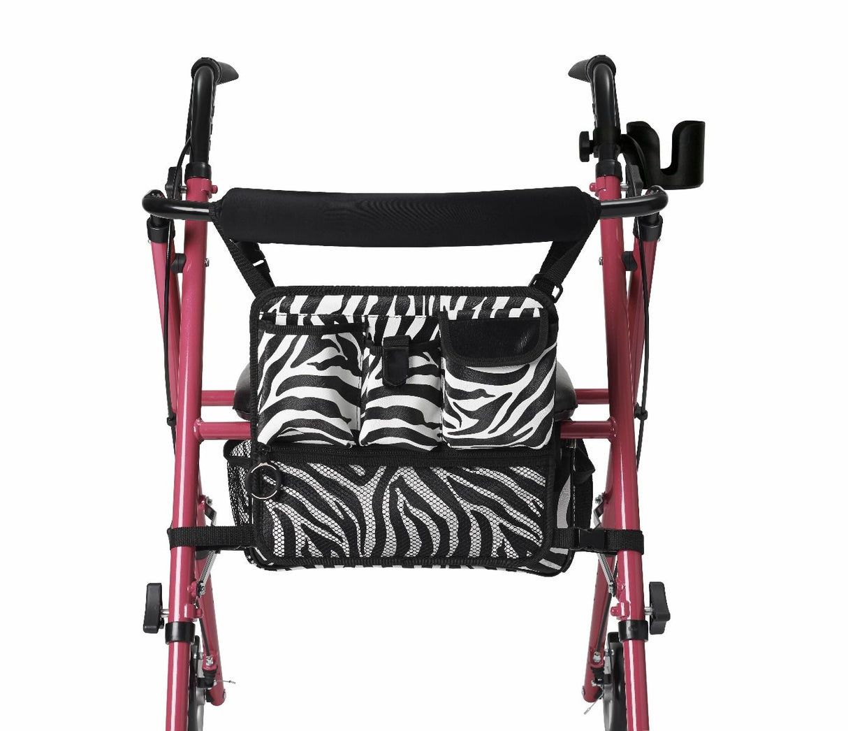 Déambulateur Medline Deluxe Posh Pink Zebra