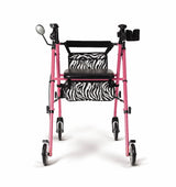 Déambulateur Medline Deluxe Posh Pink Zebra