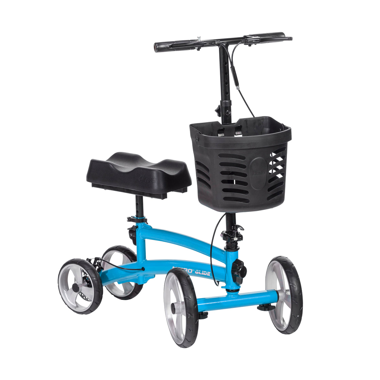 Nitro Glide Knee Walker Knee Scooter Crutch Alternative, Blue - BeHope