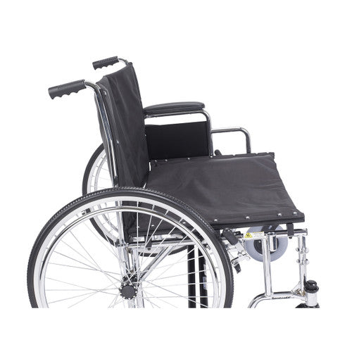 Sentra Ec Heavy Duty Extra Wide Wheelchair, Detachable Desk Arms, Swing Away Footrests, 30" Seat - BeHope