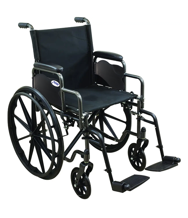 Lightweight Steel Wheelchair: 16" 18" 20"