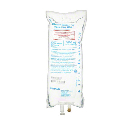 Sterile Water For Injection Usp 1l - Case Of 12 - Behope