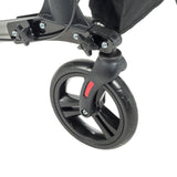 Compact Folding Rollator Rolling Walker, Grey/Black - BeHope
