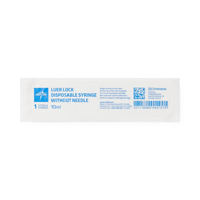Syringe Only Luer Lock Latex-free Sterile - BeHope