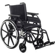 Viper Plus GT Wheelchair with Universal Armrests, Swing-Away Footrests, 22" Seat - BeHope