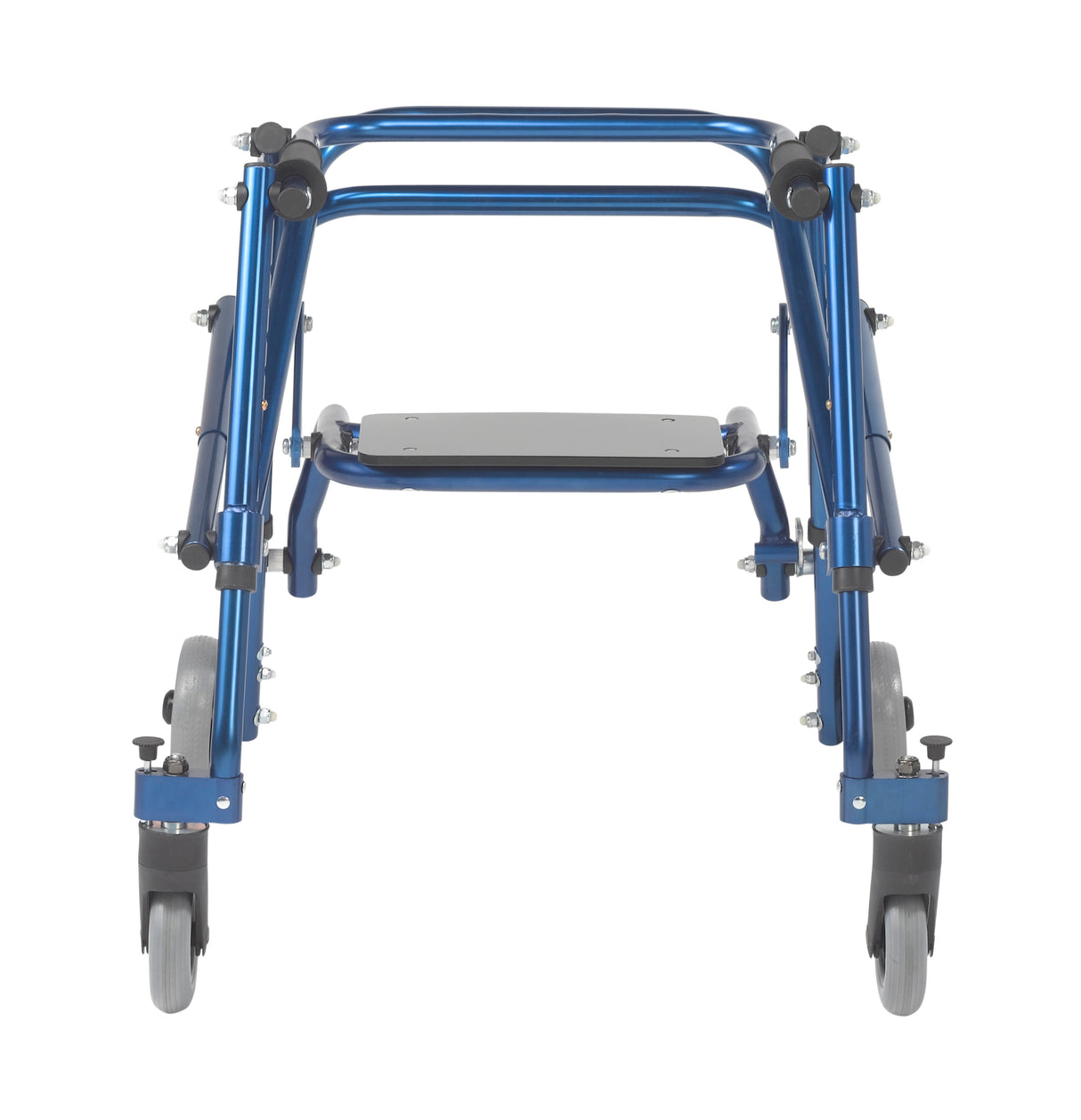 Andador posterior ligero Nimbo 2G con asiento, tamaño pequeño, color azul caballero