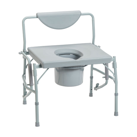 Bariatric Drop Arm Bedside Commode Chair - BeHope