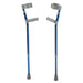 Pediatric Forearm Crutches, Large, Knight Blue, Pair - Behope - FC300-2GB