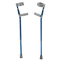 Pediatric Forearm Crutches, Large, Knight Blue, Pair - Behope - FC300-2GB