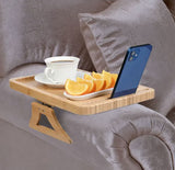 Bamboo Clip on Couch Tray Table