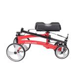 Nitro Glide Knee Walker Knee Scooter Crutch Alternative, Red