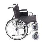 Sentra EC Heavy Duty Extra Wide Wheelchair, Detachable Desk Arms, 28" Seat - BeHope