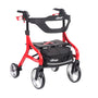 Nitro Sprint Rollator Rolling Walker, Hemi Height, Red - Behope - 102662RD-H