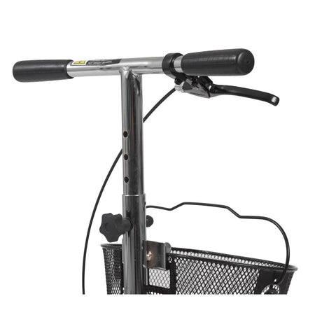 Dual Pad Steerable Knee Walker Knee Scooter with Basket, Alternative to Crutches - BeHope