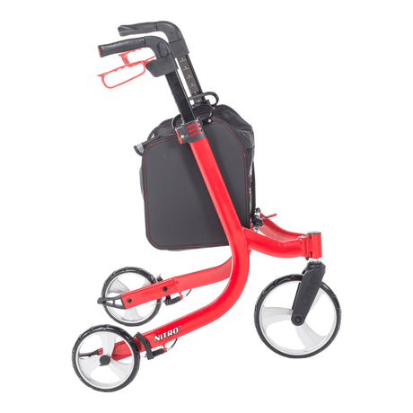 Nitro Euro Style 3-Wheel Rollator Rolling Walker - BeHope