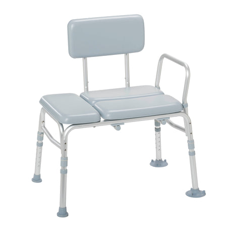 Banco de transferencia con asiento acolchado