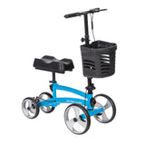 Nitro Glide Knee Walker Knee Scooter Crutch Alternative, Blue - BeHope