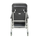 Fauteuil inclinable bariatrique robuste à 3 positions Geri, anthracite