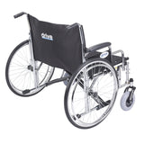 Sentra EC Heavy Duty Extra Wide Wheelchair, Detachable Desk Arms, 30" Seat - BeHope
