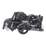 Compact Folding Rollator Rolling Walker, Grey/Black - BeHope
