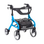 Nitro Sprint Rollator Rolling Walker, Hemi Height, Blue - Behope - 102662BL-H