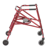 Nimbo 2G Lightweight Posterior Walker with Seat, Medium, Castle Red