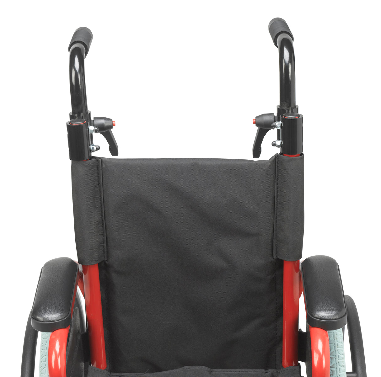 Wallaby Pediatric Folding Wheelchair, 12", Fire Truck Red - BeHope