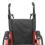 Wallaby Pediatric Folding Wheelchair, 12", Fire Truck Red - BeHope