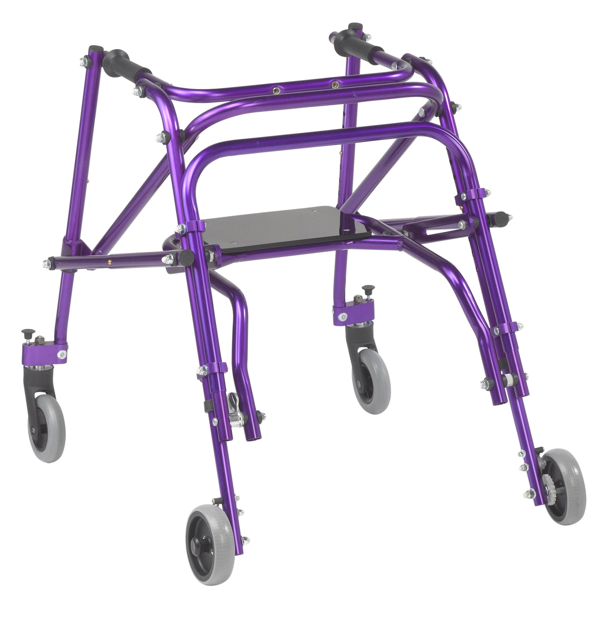 Nimbo 2G Lightweight Posterior Walker with Seat, Medium, Wizard Purple