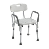 Shower Chair With Back And Removable Padded Arms - BeHope