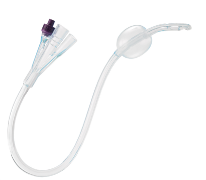 X-flow Prostatic 3-way Catheter 24fr Dufour Coude Tip 50ml 42cml Silicone Sterile - Behope