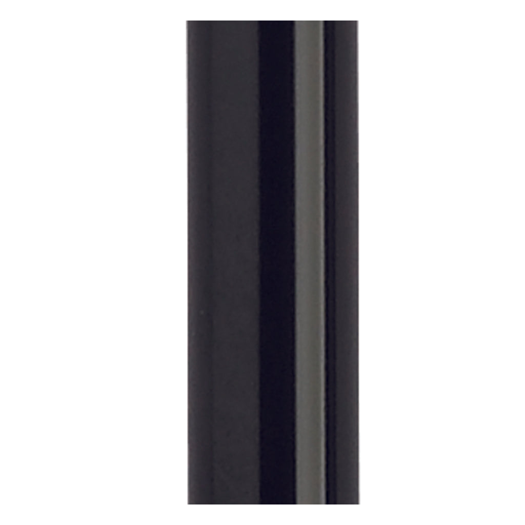 Adjustable Height Offset Handle Cane with Gel Hand Grip, Black