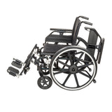 Fauteuil roulant Viper Plus GT avec accoudoirs universels, repose-jambes élévateurs, siège 20"