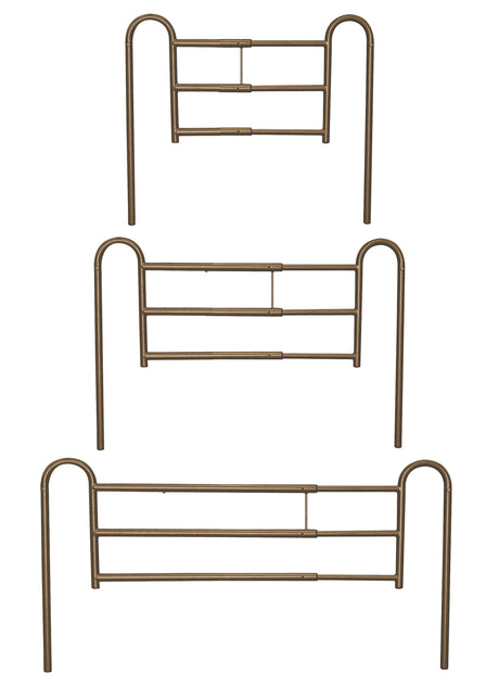 Home Bed Style Adjustable Length Bed Rails, 1 Pair - BeHope