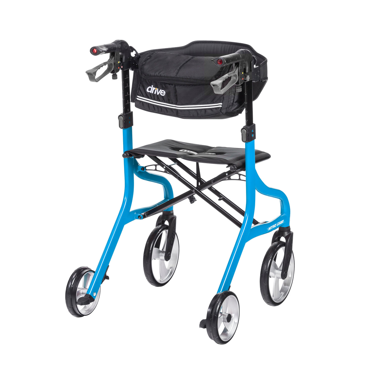 Nitro Sprint Rollator Rolling Walker, Tall - BeHope