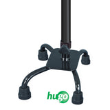 Adjustable Quad Cane for Right or Left Hand Use, Large Base