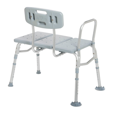 Plastic Tub Transfer Bench with Adjustable Backrest - BeHope
