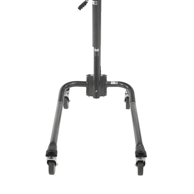 Hydraulic Patient Lift With Six Point Cradle, 5" Casters, Silver Vein - BeHope