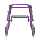 Andador posterior ligero Nimbo 2G con asiento, tamaño pequeño, color morado mago